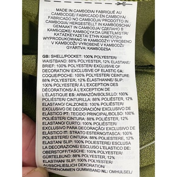 The North Face Womens Green Activewear Running Shorts XL - Picture 13 of 16